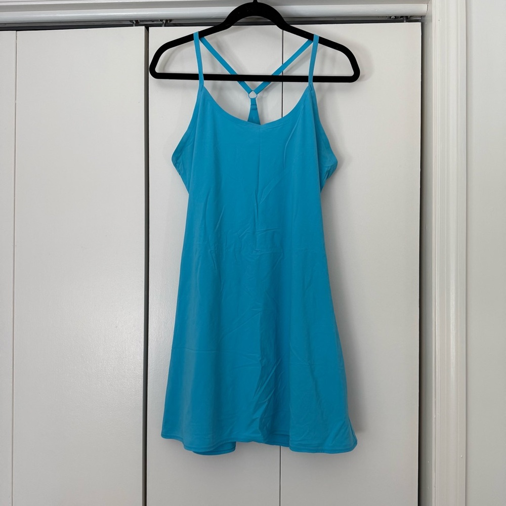 Outdoor Voices Exercise Dress Blue Size Large